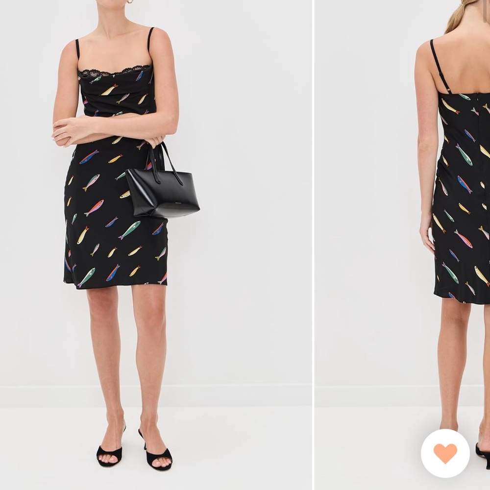 STAUD Evangeline Sardine Silk Dress